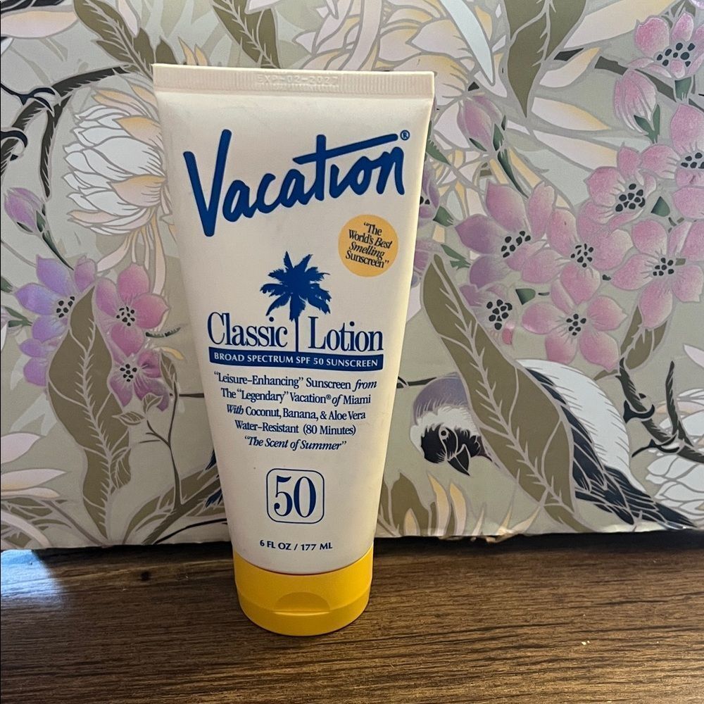 Vacation Classic Lotion SPF 50 Sunscreen - White and Yellow